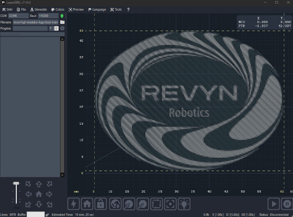 LaserGRBL Interface